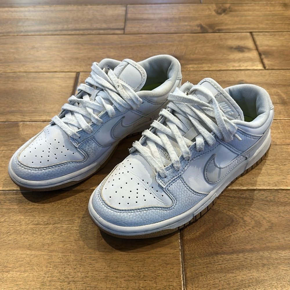 Light blue Nike Dunks barely worn size W6, UK36.5